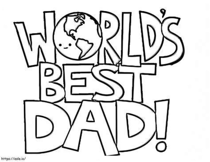 1 best dad coloring page Hayley Williams Flowers For Vases / Descansos