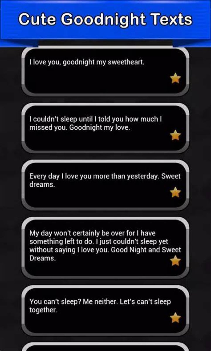 135+ Cute Goodnight Texts for Her Sweet Love Messages BayArt