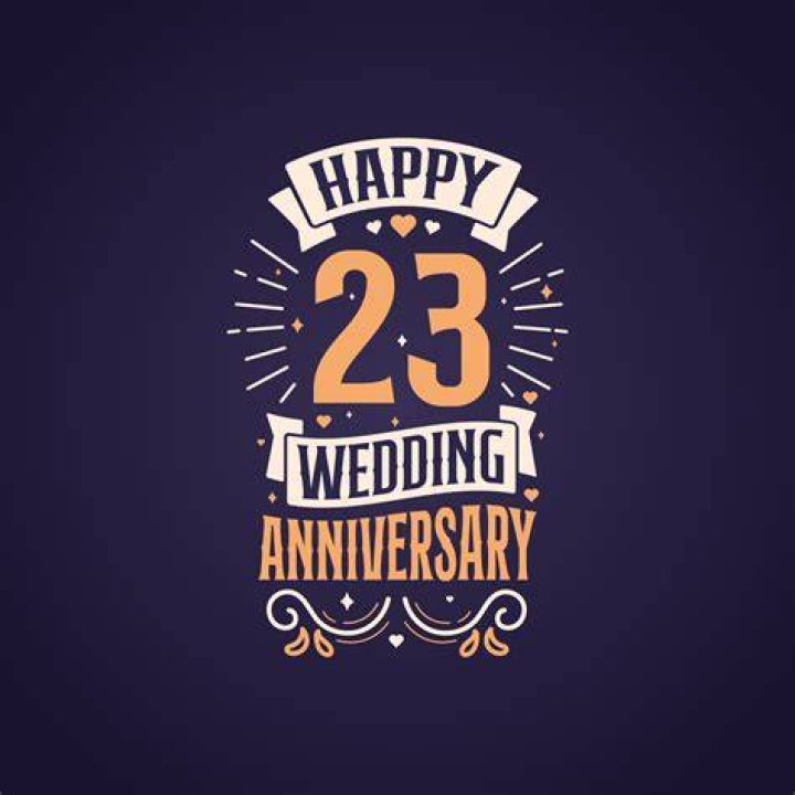 23rd wedding anniversary 23 years married by PepperandBlueDesigns