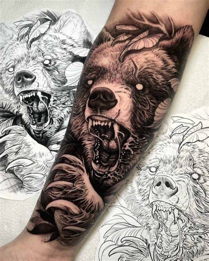34 Bear Tattoo Ideas for Men & Women in 2023