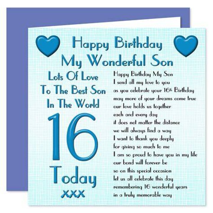 40 Happy 16th Birthday Son Wishes for His Special Day
