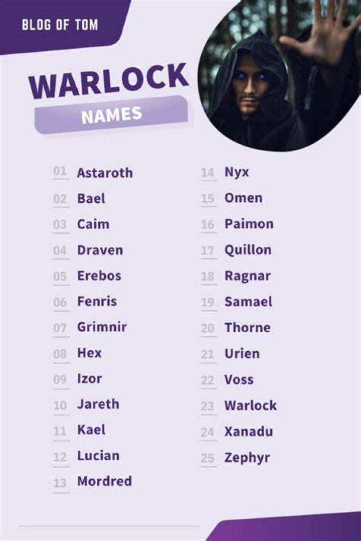 447+ Warlock Names (BEST 2023 Picks!) Blog Of Tom