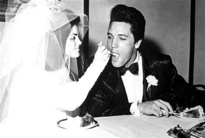 45 Candid Photographs of Elvis and Priscilla Presley on Their Wedding