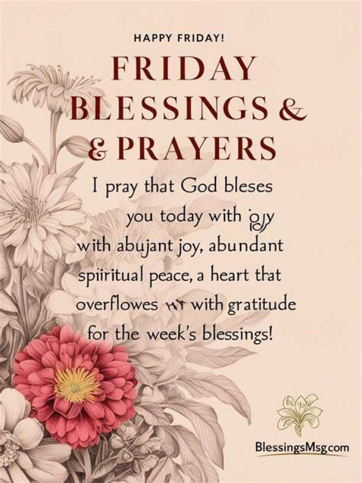 50+Best Friday Blessings images for free download