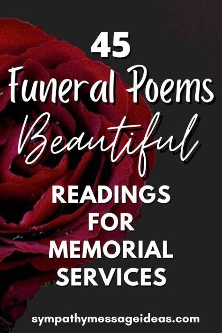 70 Beautiful Funeral Poems for Mum Poems Ideas