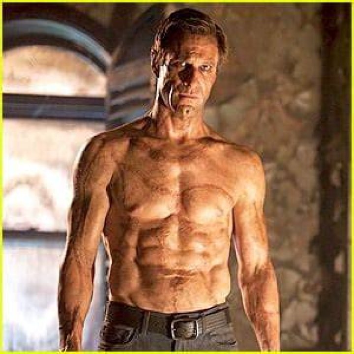 Aaron Eckhart Shirtless Frankenstein
