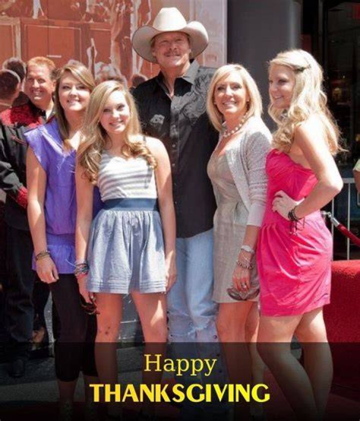 Alan Jackson Shares Family Thanksgiving Photo Without Signature Cowboy Hat
