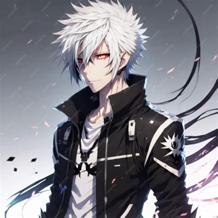 Anime Male Badass White Hair animekawaii animelife animecoupleanime