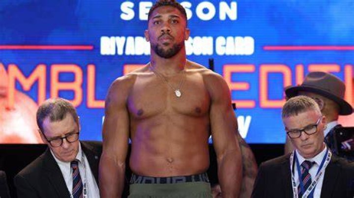 Anthony Joshua weight How much AJ weighs and why slimmer physique
