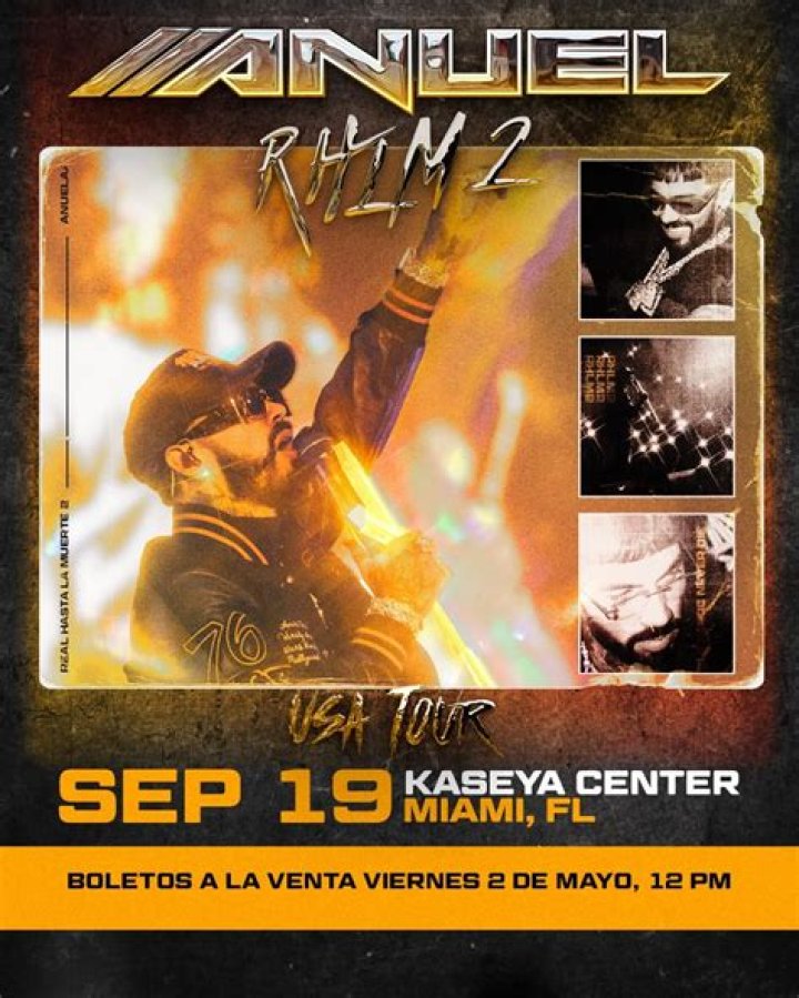 Anuel AA in Miami Real Hasta La Muerte Tour Highlights Billboard