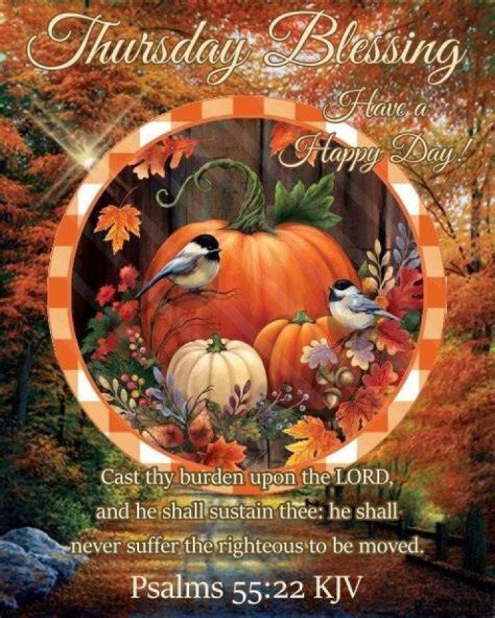 Autumn Pumpkins Thursday Blessing Pictures, Photos, and Images for