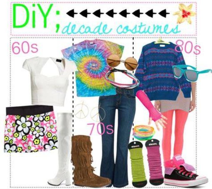 Awesome DIY decade costume ideas for our Greystone decade dance!! Abc