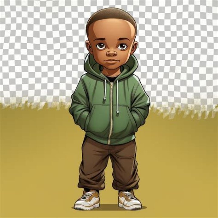 Bald Black Boy Cartoon