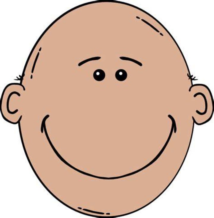 Bald Happy Man Clip Art at vector clip art online, royalty