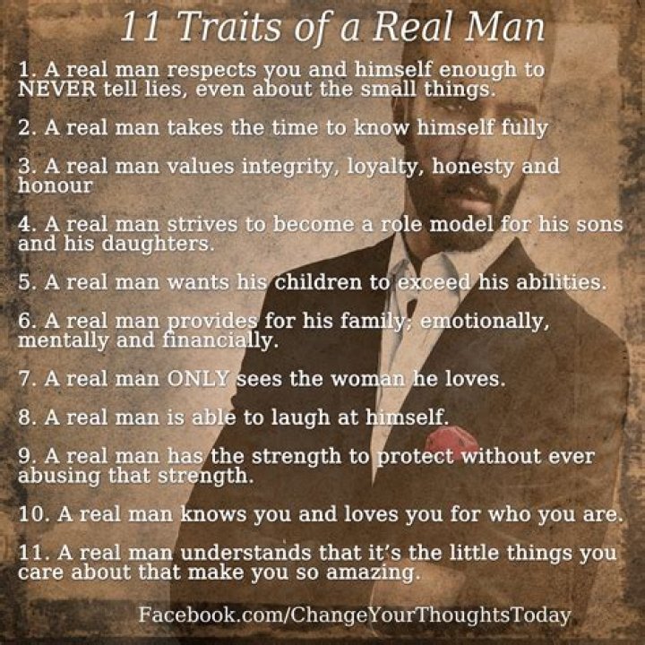 Being a real man Real men quotes, Real man, Men quotes