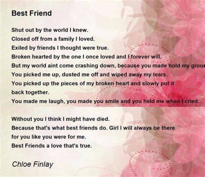 Best Friend Poems That Make You Cry Tagalog Get More Anythink's