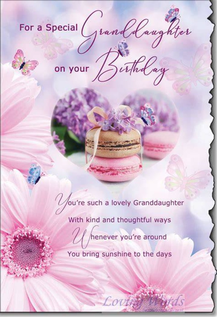 Birthday Wishes For Granddaughter Birthday Images, Pictures