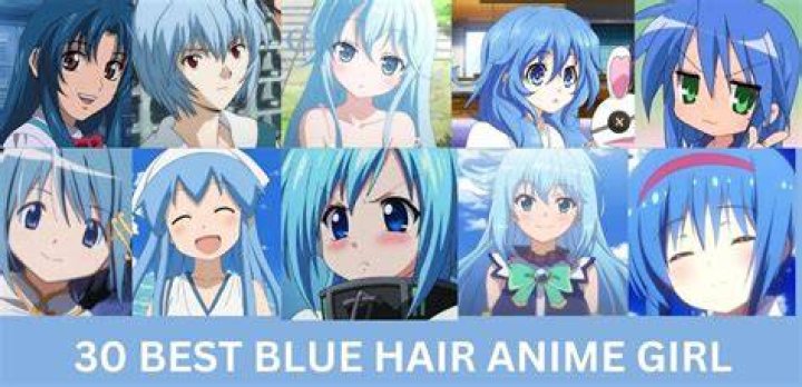 Blue haired female anime character HD wallpaper Wallpaper Flare