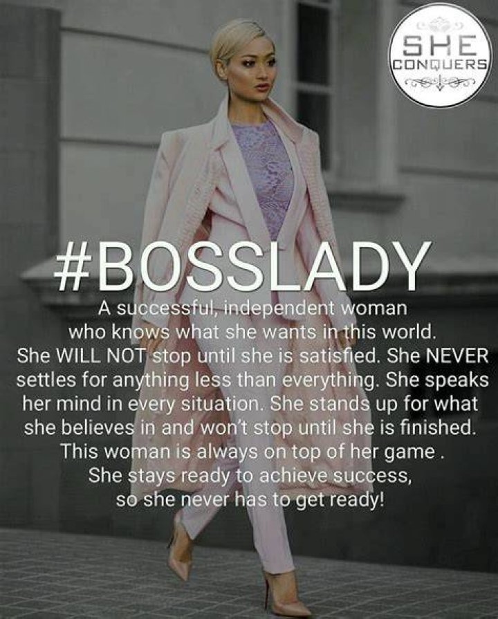 Bosslady Inspiring quotes pinned by sheconquers