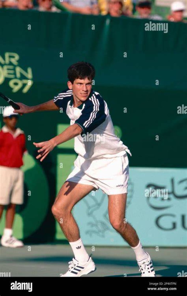 British tennis player Tim Henman Stock Photo Alamy