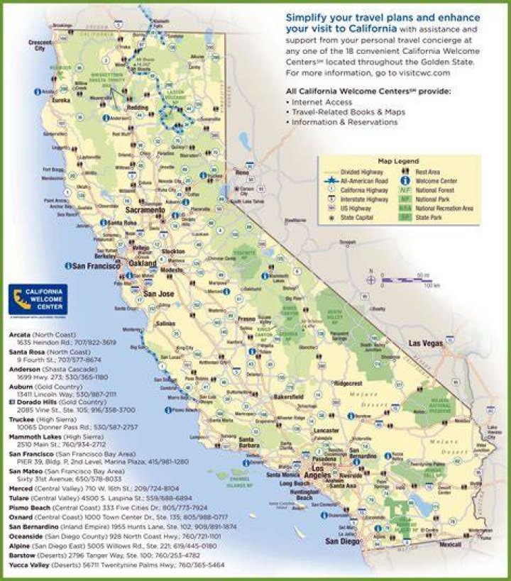 Charming California Map Free Printable Maps