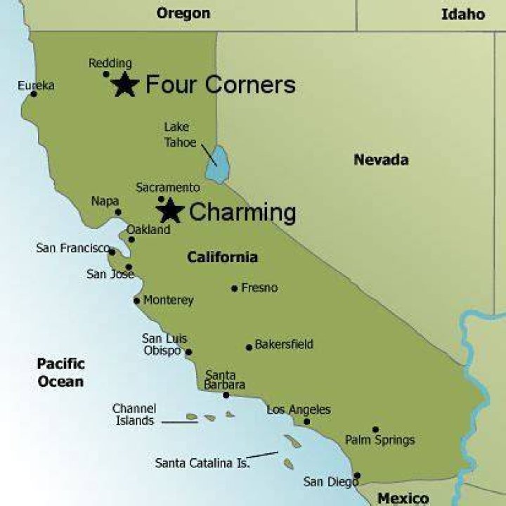 Charming California Map Wells Printable Map