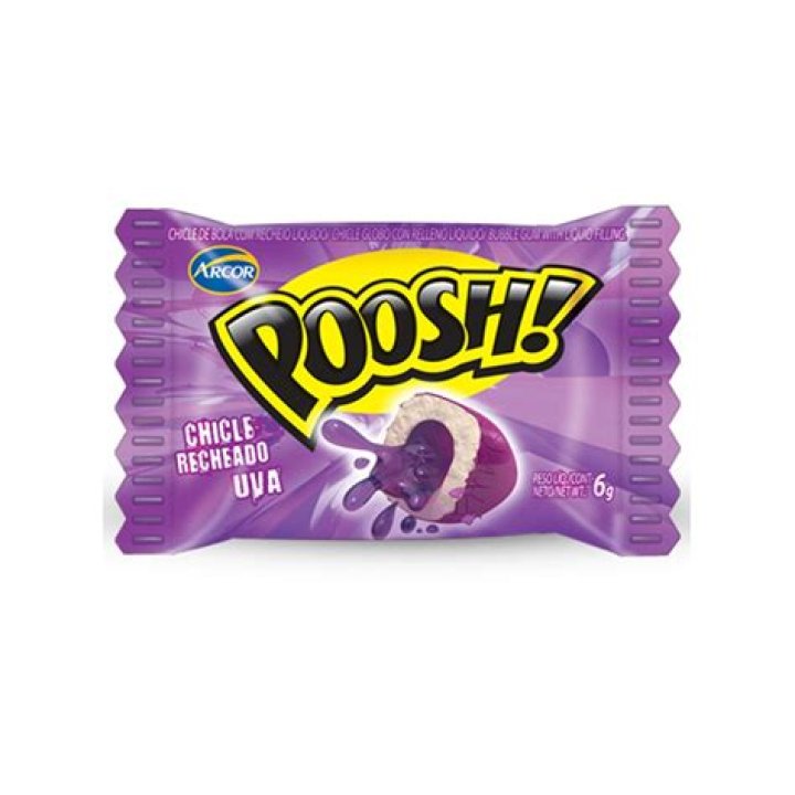 Chiclete Arcor Poosh 5g Uva