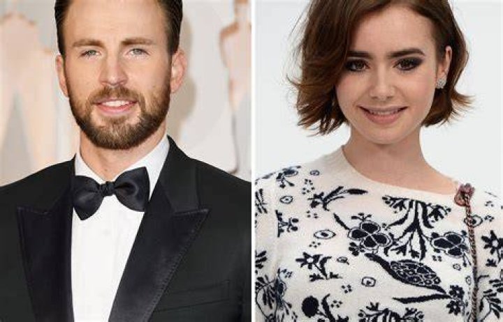 Chris Evans and Lily Collins step out for the first time for a dinner