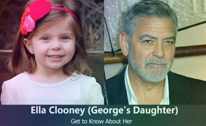 Clooney Says Daughter Ella Looks Just Like Amal