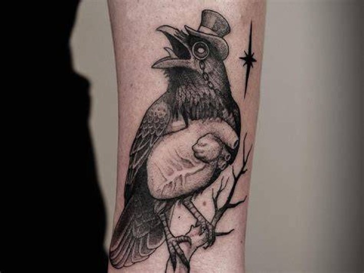 Crow Tattoo Meaning And Top 10 Crow Tattoo Designs Tat Hit