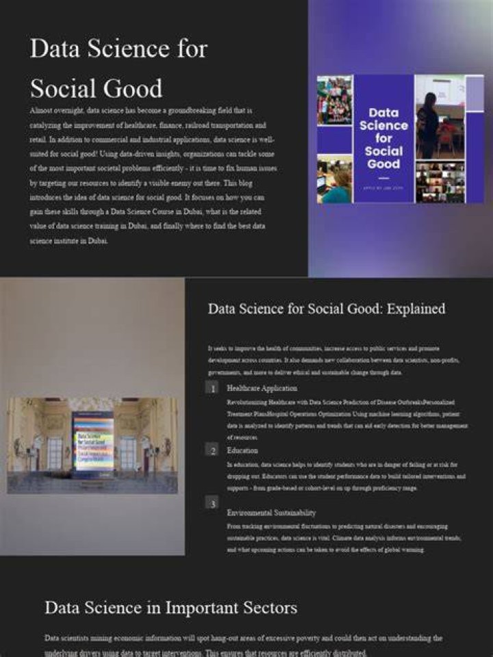 Data Science For Social Good