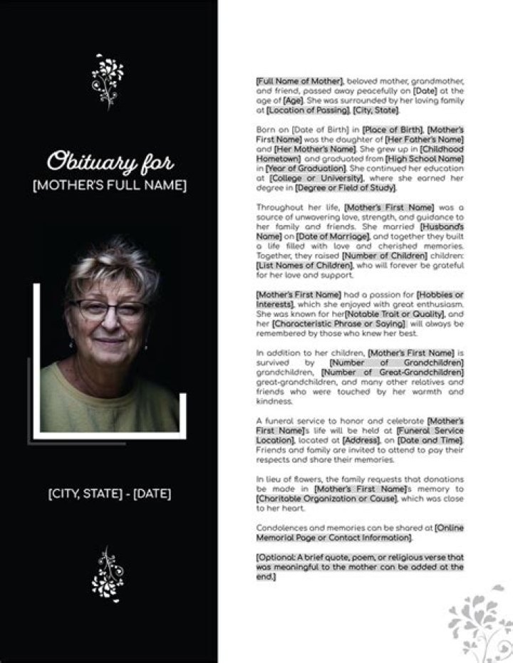 Discover The Secrets Of Writing Exceptional Mother Obituaries