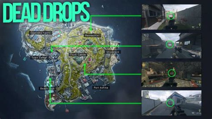 DMZ All Dead Drop Locations on Ashika Island