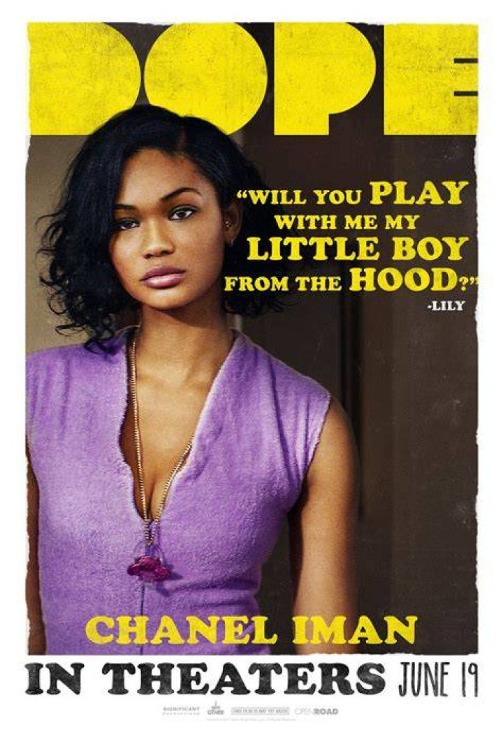 Dope Poster Chanel Iman as Lily