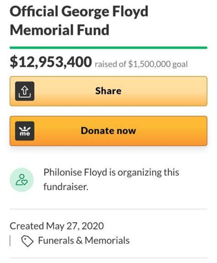 Floyd GoFundMe Receives Most Donations of All Time