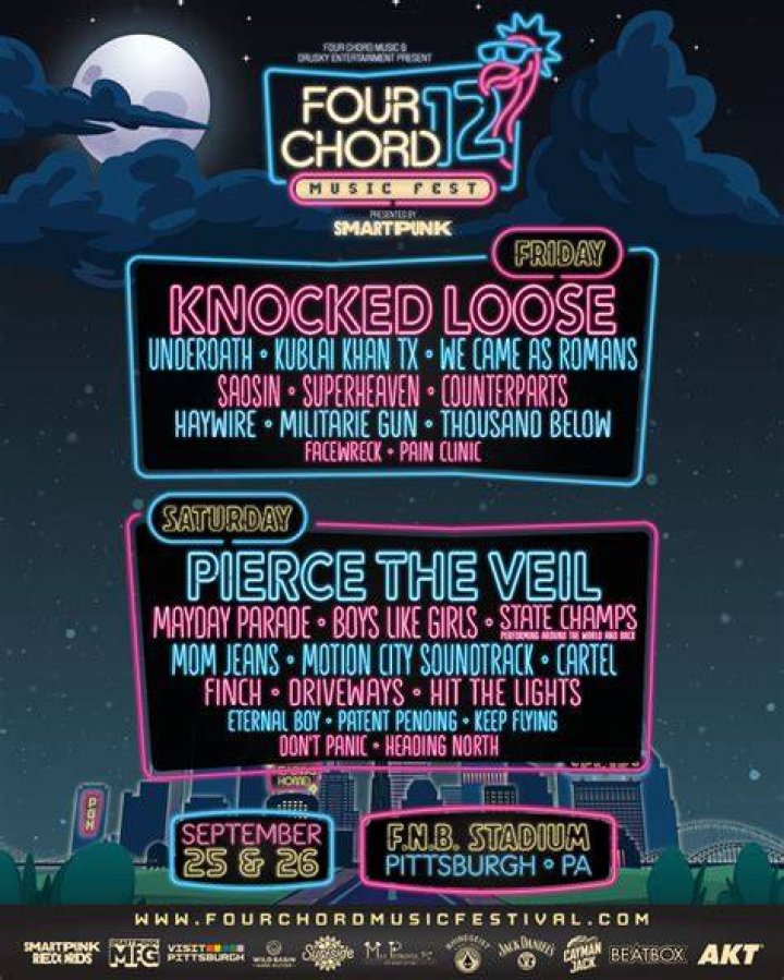 FOUR CHORD MUSIC FESTIVAL Reveals Complete Lineup ZEITBLATT Magazin
