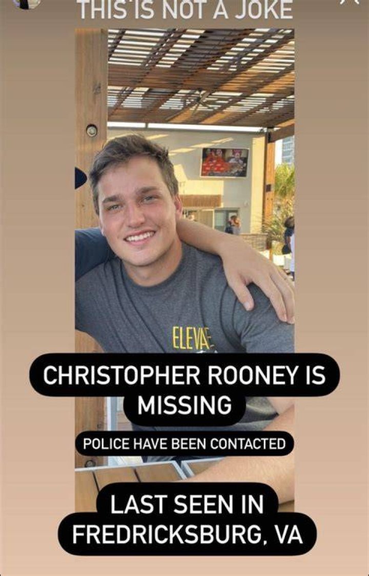 Fredericksburg TikToker Chris Rooney Missing Update Is Yeet Baby Uncle