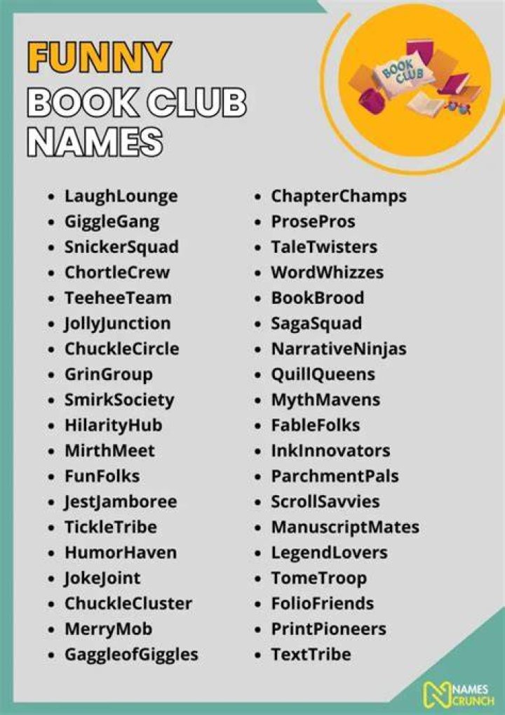 Funny Book Club Names [600+ Unique Ideas] Names Crunch