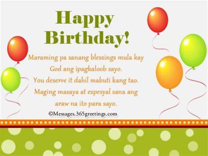 Happy Birthday Greetings Quotes Tagalog Best 25 Birthday Message