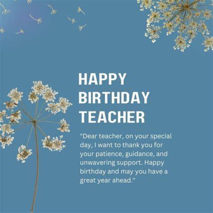 Happy Birthday Wishes for Teacher Best Birthday Wishes 2020