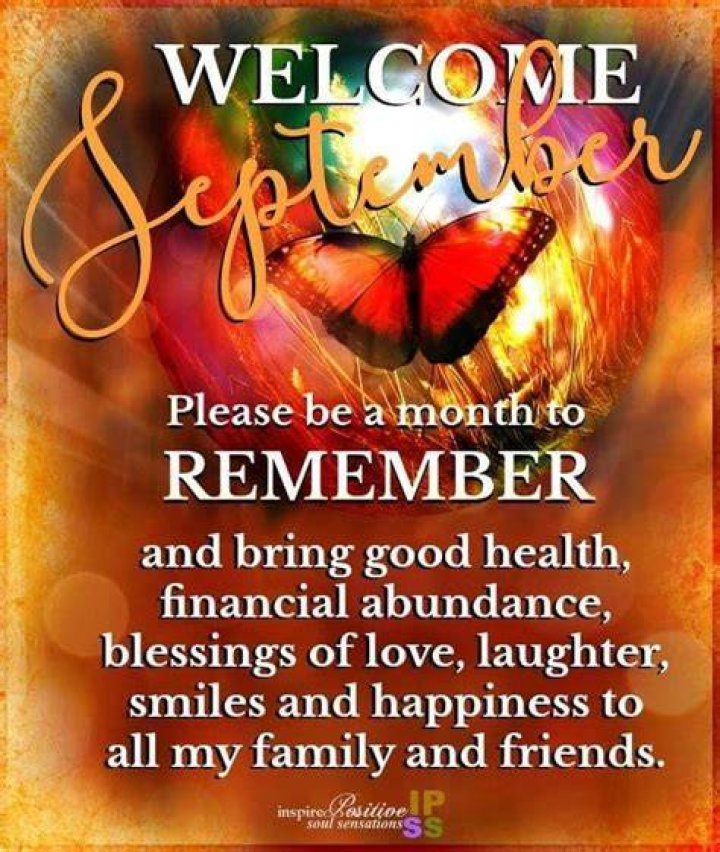 Happy New Month September, Hello September Quotes, Happy Wednesday