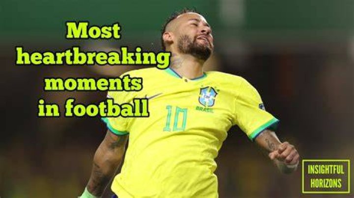Heartbreaking Moments in Football YouTube