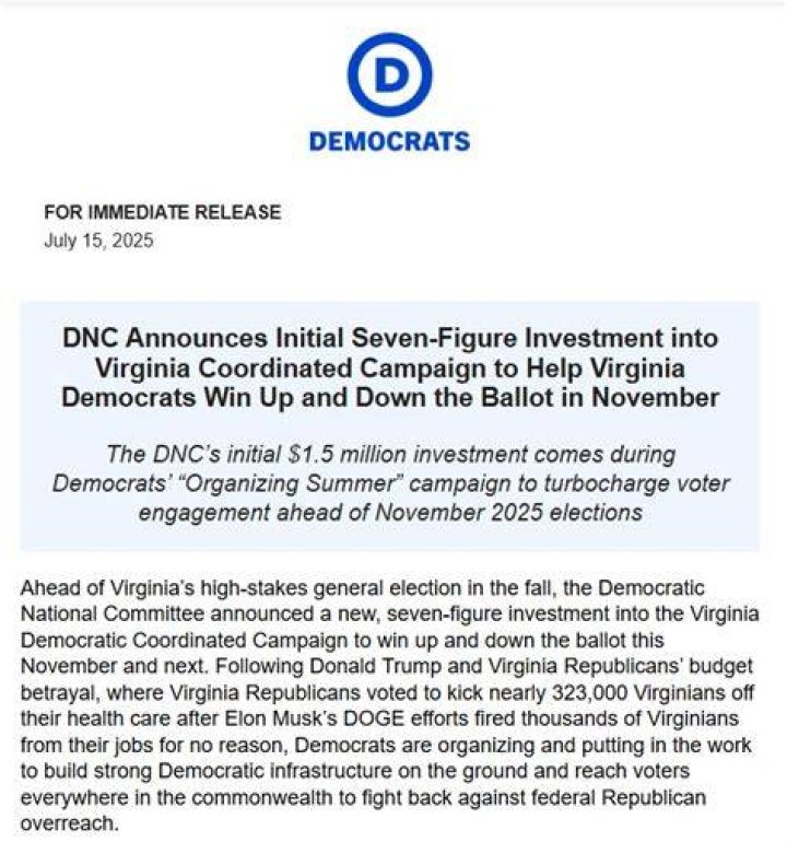 Help Democrats win in Virginia Swing Left