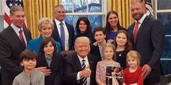 How many grandchildren does Vince McMahon have?