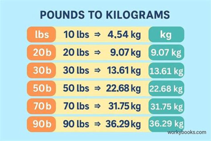 How Many Pounds Is 54 Kilos? Update New