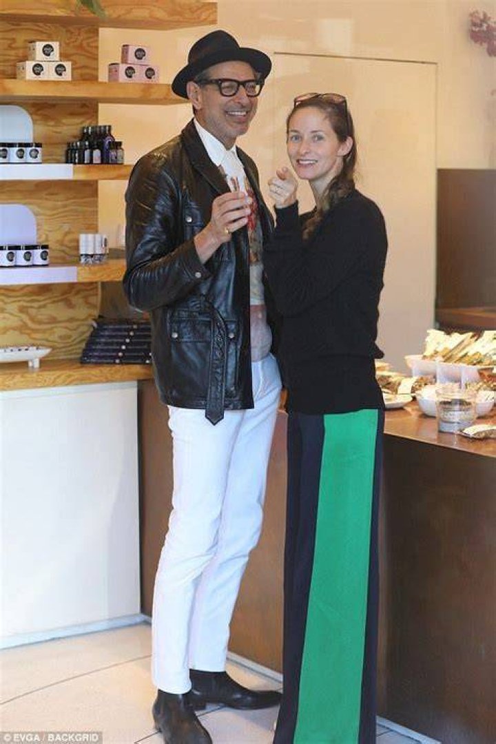 Jeff Goldblum, 65, holds hands with wife Emilie, 35