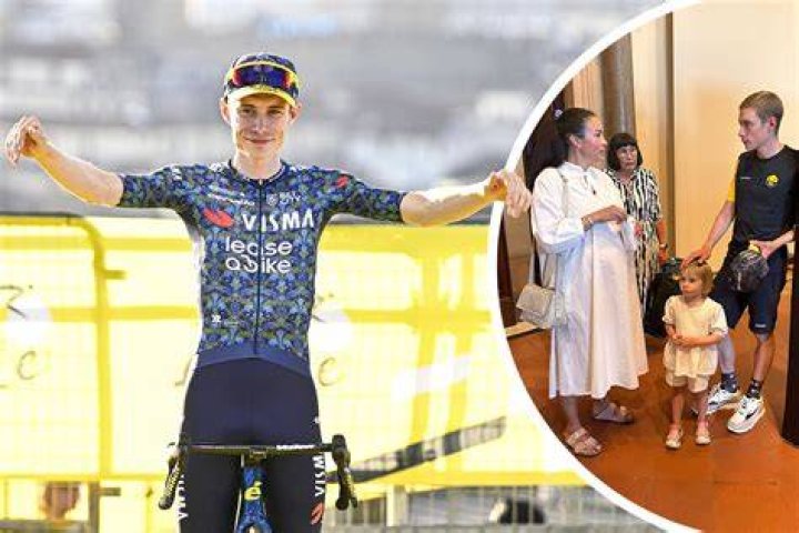 Jonas Vingegaard (27) en zijn vrouw Trine Marie Hansen (38) &lsquo;Mensen