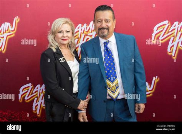 Judy Montanez, left and Richard Montanez arrive at the LA Special
