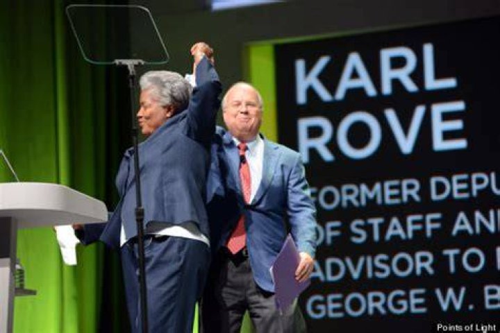 Karl Rove and Donna Brazile Dance