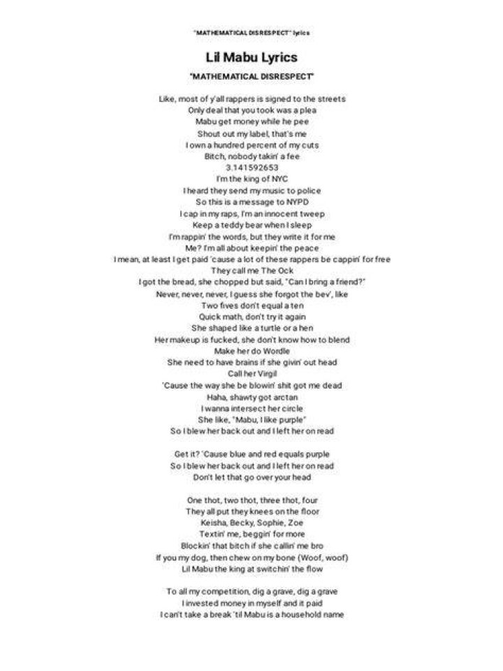 Lil Mabu i&rsquo;m Done Lyrics Genius Lyrics